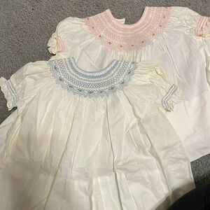 Vintage smocked dresses